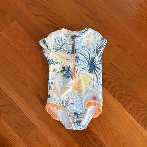 🏷️ 4 for $30 🏷️ Ruffle Butts Zip Front Swimsuit